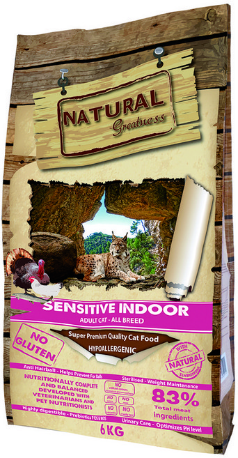 내추럴 그레이트니스 센서티브 인도어 6kg 건식사료, 1개 - 쿠팡