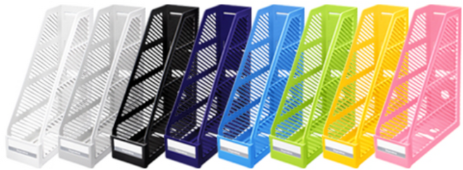 카파맥스 280 화일박스 파일 서류꽂이 회색, 10개