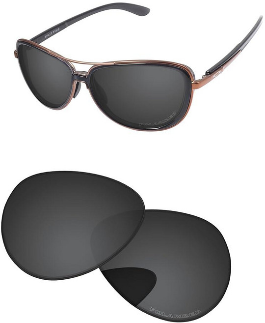 PapaViva Replacement Lenses for Oakley Split Time OO4129 58mm Sunglass Copper Brown Polarized