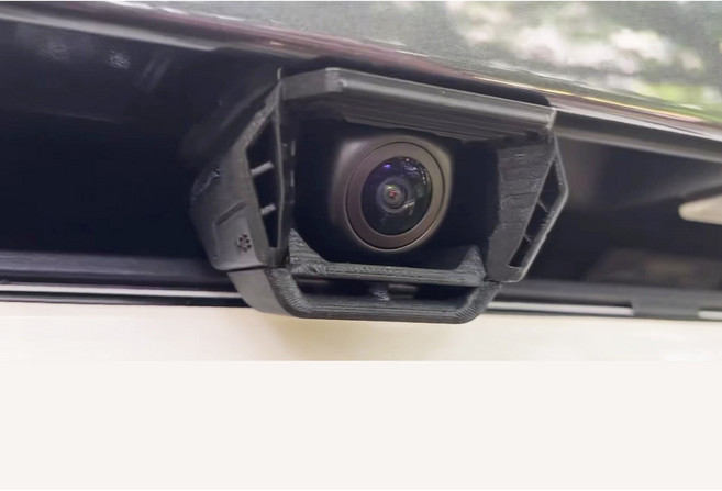 스포티지 NQ5 QL 전용 후방카메라 빗물가리개 방수보호커버 후방카메라덮개 와류분산형, 검정