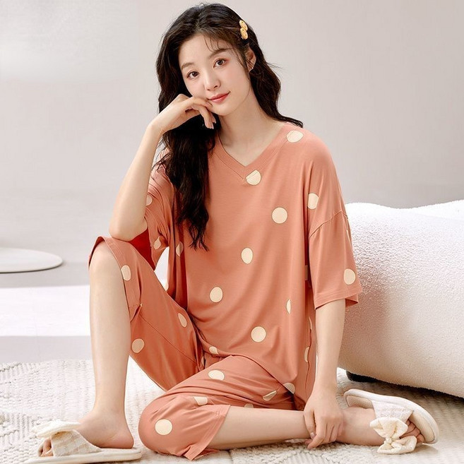 女款莫代爾涼感居家服兩件組