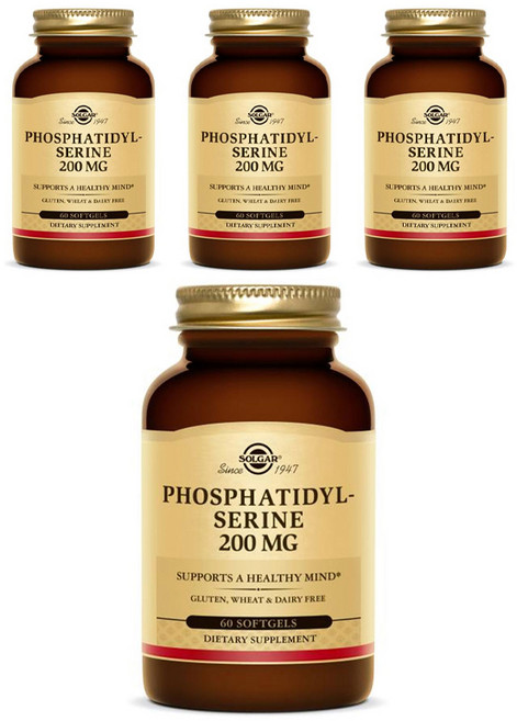 솔가 포스파티딜세린 200mg 소프트젤, 60정, 4개