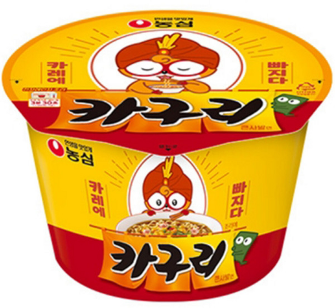 농심 카구리 큰사발면 103g, 16개