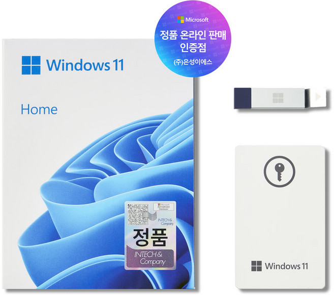 마이크로소프트 Windows 11 Home FPP USB 처음사용자용 한글, HAJ-00095