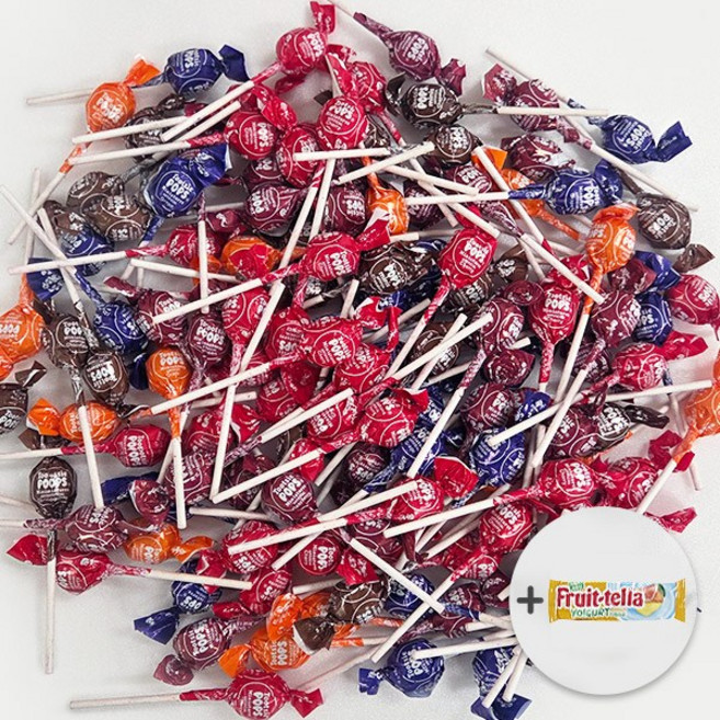 투시팝 미니어처 막대 캔디 학교간식 단체 대용량 후르츠텔라 증정, 6g, 250개