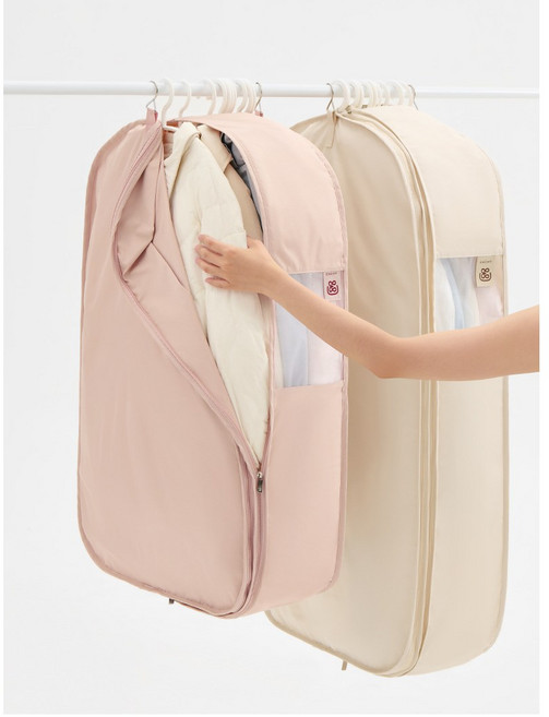 [신상]대용량 롱패딩 압축파우치 겨울옷 이불 진공압축팩 옷커버 대용량 패딩 코트 보관커버 양방향지퍼 방진, 1개, 1개입