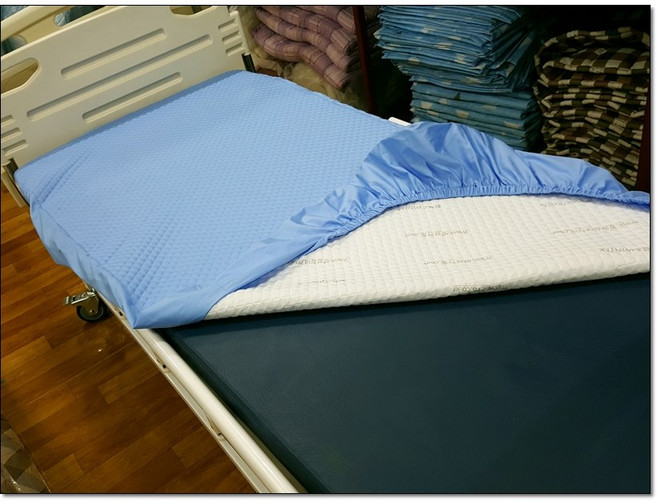 입원실용 병원침대커버 - 0619 스카이블루 (싸개형)