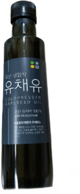 유채꽃 씨로 만든 신선 고소한 냉압착 유채유, 기본, 1개, 250ml
