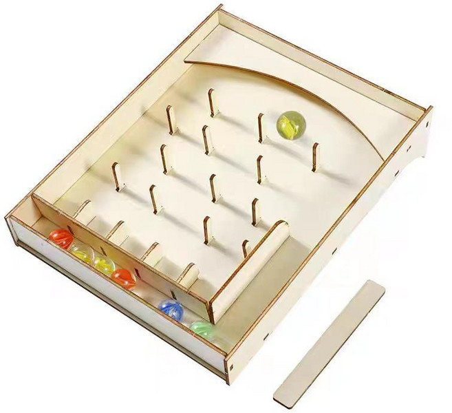科學木質DIY玩具 彈珠台, Y33彈珠台, 1個