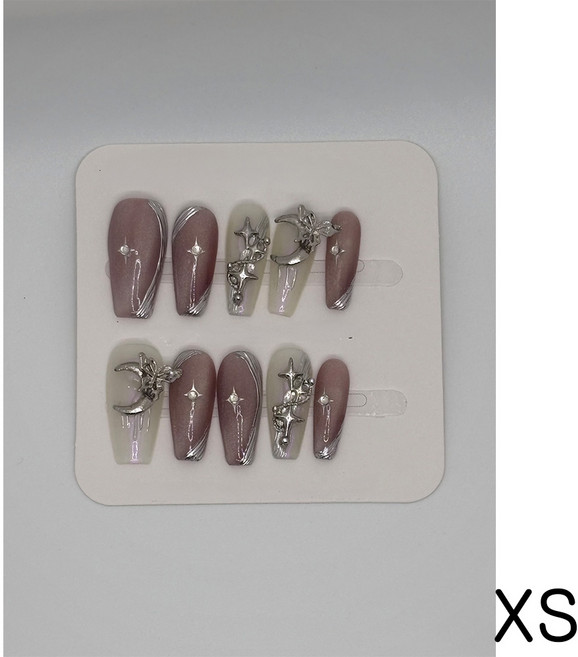 뉴프렐류드 수제 자석 네일팁 10p XS, 1개, NCL 0003