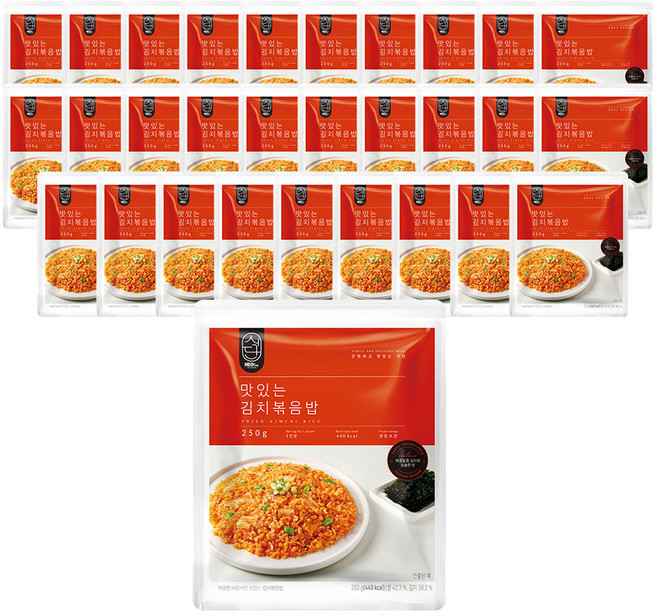 허닭식단 맛있는 김치볶음밥 250g, 30개