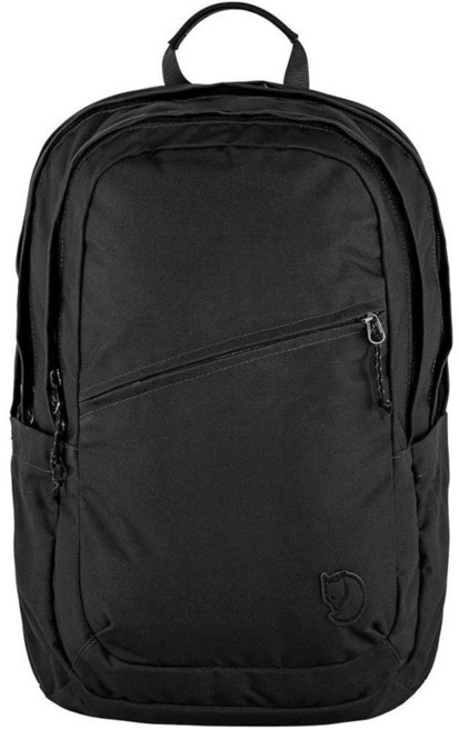 Fjällräven 피엘라벤 Raven 28 백팩 - 멀티 포켓 오거나이저 패딩 지지대 내구성 있는 원단 출퇴근 여행 블랙. 원사이즈 백팩_177045, 블랙-블랙_177045
