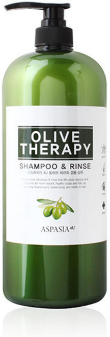 ASPASIA 올리브 샴푸린스겸용, 1.5L, 1개