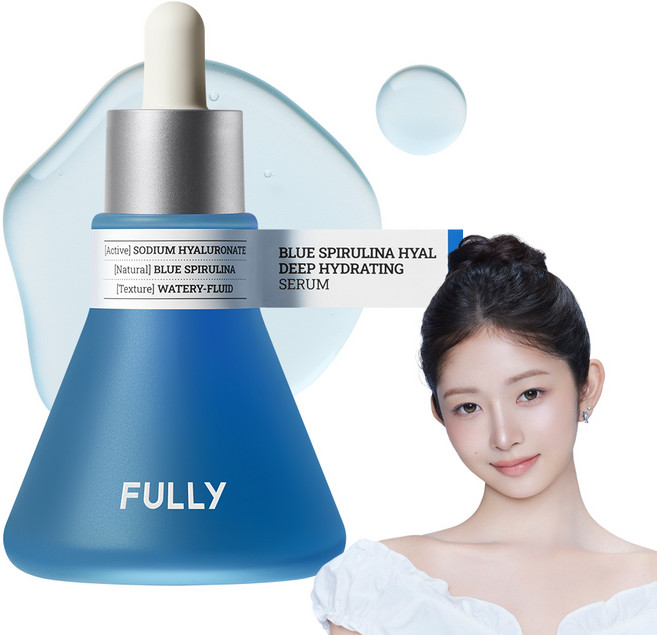 풀리 블루 스피룰리나 히알 수분 세럼, 1개, 50ml