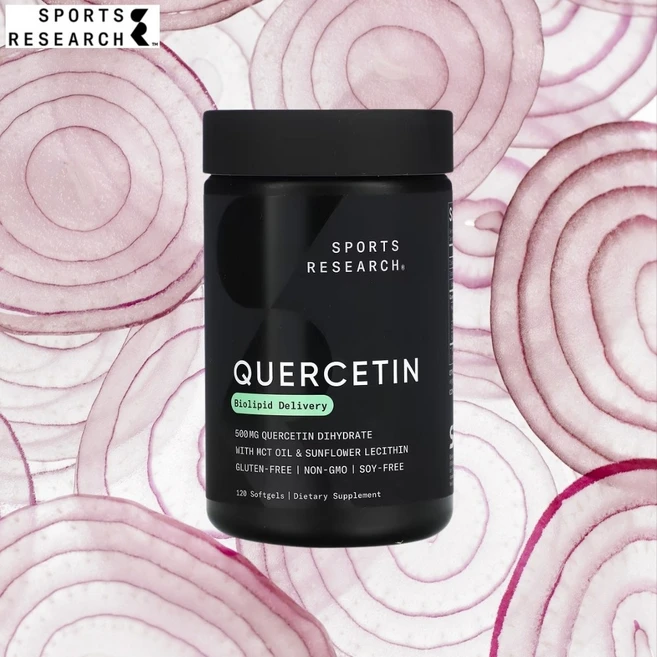 스포츠리서치 퀘르세틴 케르세틴 Quercetin 120정, 1개 - 쿠팡
