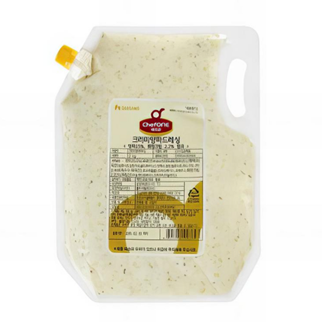 청정원 쉐프원크리미양파드레싱2kg청정원, 5개, 2kg
