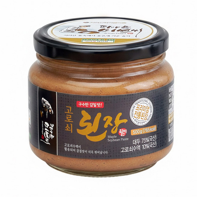 피아골미선씨 전통한식 프리미엄 고로쇠된장 500g, 1개