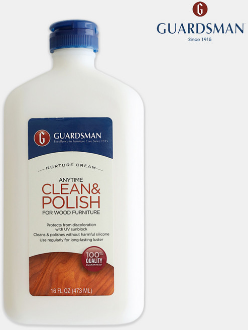 가드맨 세정 광택제 원목 가구 왁스 클린앤폴리쉬 473ml, 1개