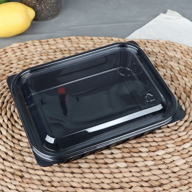 사각 용기 IP-212 100개 일회용 샐러드 포장 배달, IP-212 투명 (208439)