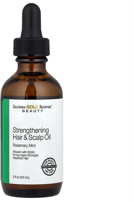 CGN 스트렝스닝 헤어 앤 스칼프 오일 59ml 1팩 California Gold Nutrition Strengthening Hair & Scalp, 1개 - 쿠팡