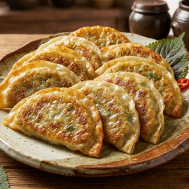 유비푸드 대구 명물 납작만두, 1개, 1kg