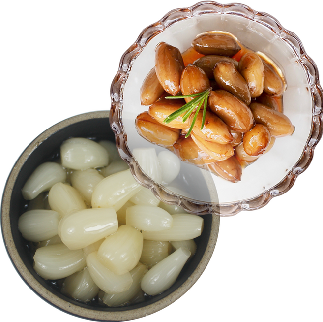 선미식가 땅콩조림 1kg + 락교 1kg, 1세트