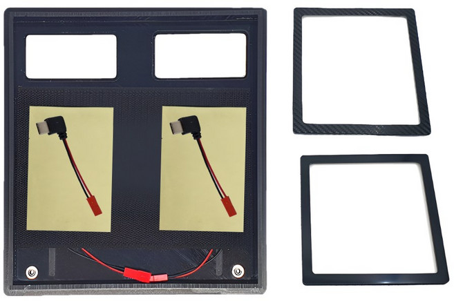 프로라이더스 오토바이 열선 스위치 2구 만능방수케이스 자석 충전거치대 배달대행 충전케이스, 일반젠더 C타입2, 일반형(열선없음)