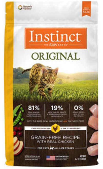 Instinct Original 全貓糧 真雞肉配方, CAGE-FREE CHICKEN, 5kg, 1袋