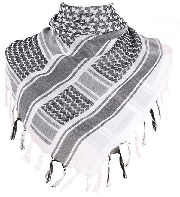 138703 LOVNBHELP Military Shemagh Keffiyeh 택티컬 사막 스카프 109.2cm x 109.2cm(43 43인치) 랜드 코튼 넥 헤드 랩 태슬 포