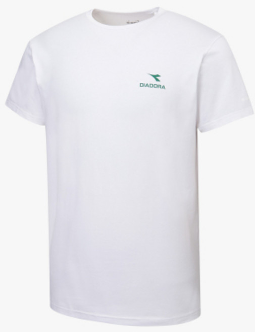 디아도라 Diadora 머슬핏 반팔 티셔츠 화이트 매장정품 216883