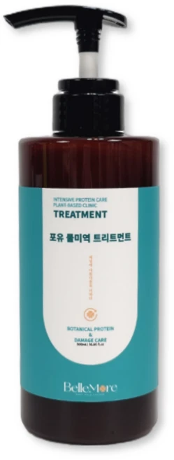 벨모어 이공포유 헤어트리트먼트 물미역 단백질 크리닉 프로페셔널 미용실용 전문가용 향기좋은, 1개, 500ml - 쿠팡