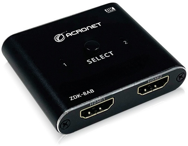 아크로넷 2:1 8K HDMI 양방향 분배기 ZDK-8AB, 1개