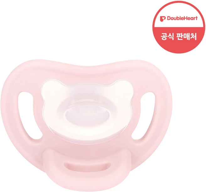 더블하트 쪽쪽이 소프트버디 스윗드림 실리콘, M, 스윗핑크, 1개 - 쿠팡