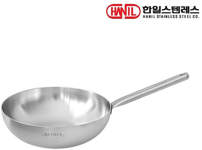 한일 에테르 통5중 무연마제 궁중팬 28cm, 1개