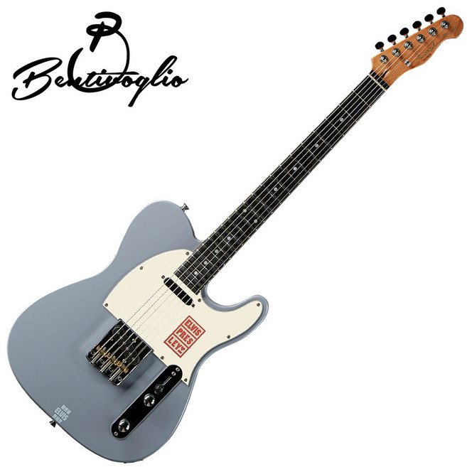 벤티볼리오 ET200S 엘비스 프레슬리 입문용 텔레캐스터 일렉 기타, AG (아크틱 그레이), 1개