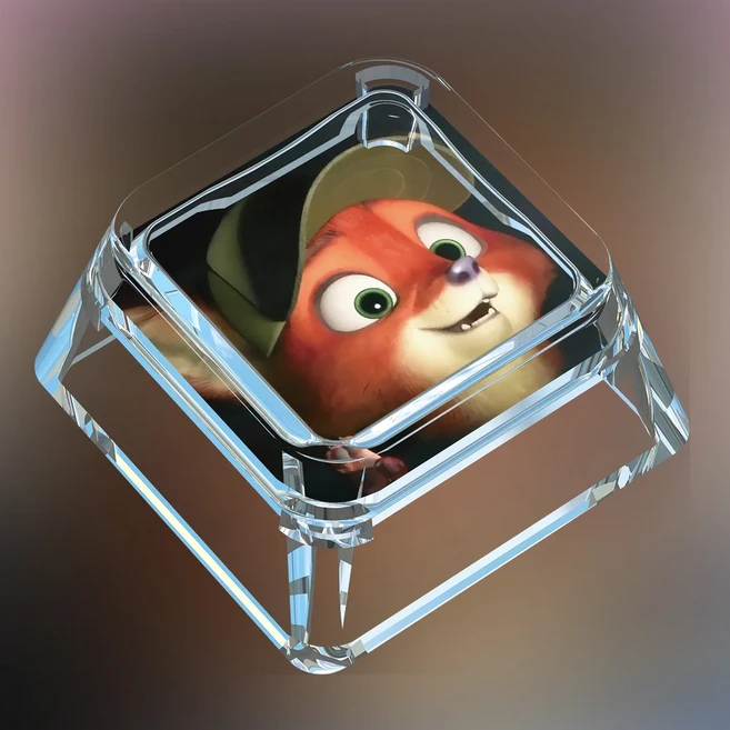 올스토어 Zootopia 애니메이션 테마 키캡 기계식 키보드 XDA 높이 1개 PC 게임 수집 선물 맞춤형, 09 284-FM