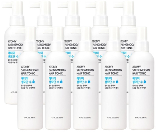 애터미 생모단수 머리빠짐 완화 두피케어 200ml 10개