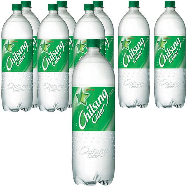 롯데 칠성사이다, 1.8L, 9개