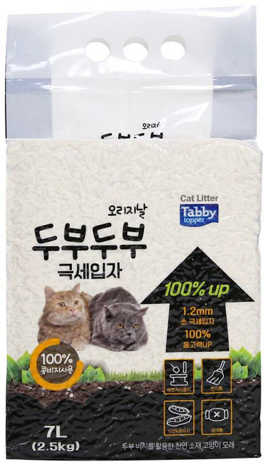 테비 두부두부 극세입자 오리지날 7L 1개