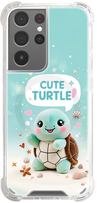 귀요미 동물 맥세이프 모서리쿠션 젤리 하드 갤럭시 아이폰 케이스