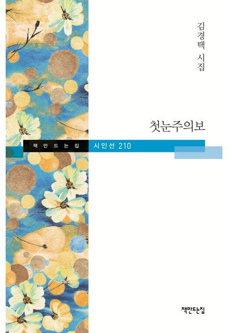 첫눈주의보:김경택 시집, 책만드는집, 김경택