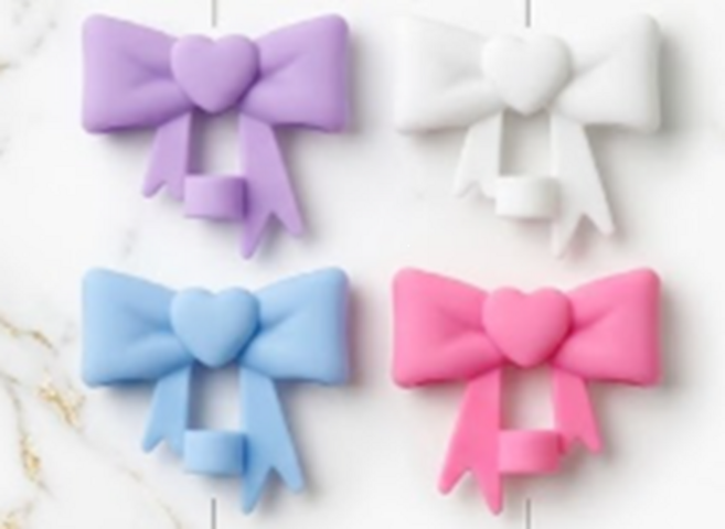 실리콘 빨대캡 텀블러 마개 먼지 차단 스트로우 커버 10mm 호환, 1개, 리본