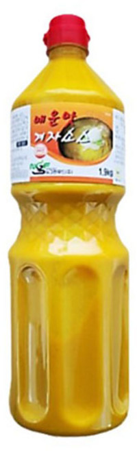 뉴그린 매운맛 겨자소스1.9kg 냉면겨자 해파리냉채 소스, 1.9kg, 1개