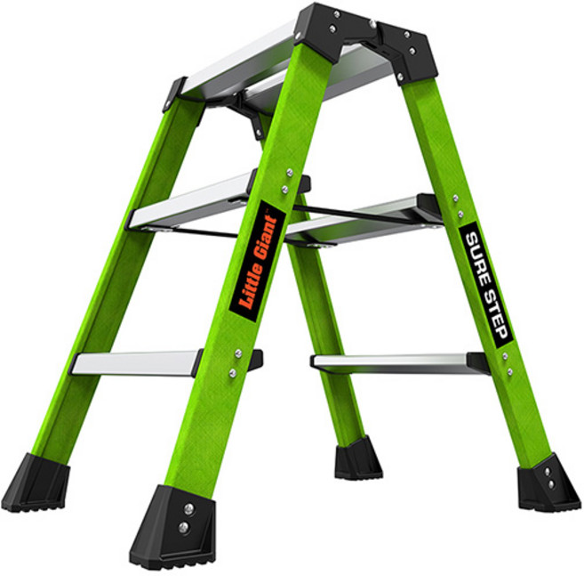 리틀자이언트 슈어스텝 3단 사다리 A형 25000V 절연 LG-910