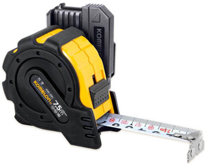 준툴 코메론 벨트홀더 자켓 줄자 KMC25RJL 7.5m x 25mm, 1개