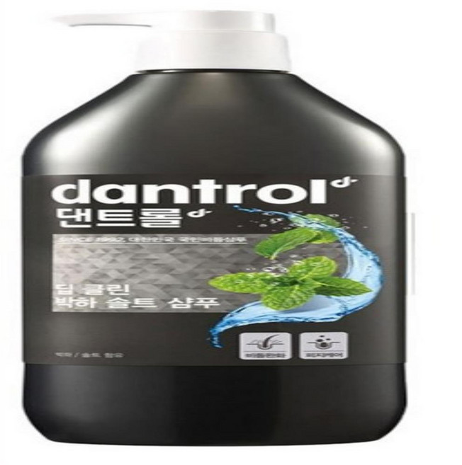 댄트롤 딥클린 박하 솔트 샴푸, 820ml, 9개