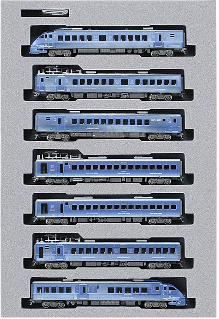 KATON 게이지 883계 소닉 리뉴얼 차량 7량 세트 10-288 철도 모형 전철, 1개