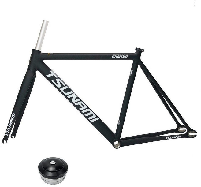 쓰나미 픽시 프레임 세트 SNM100, 무광블랙 화이트