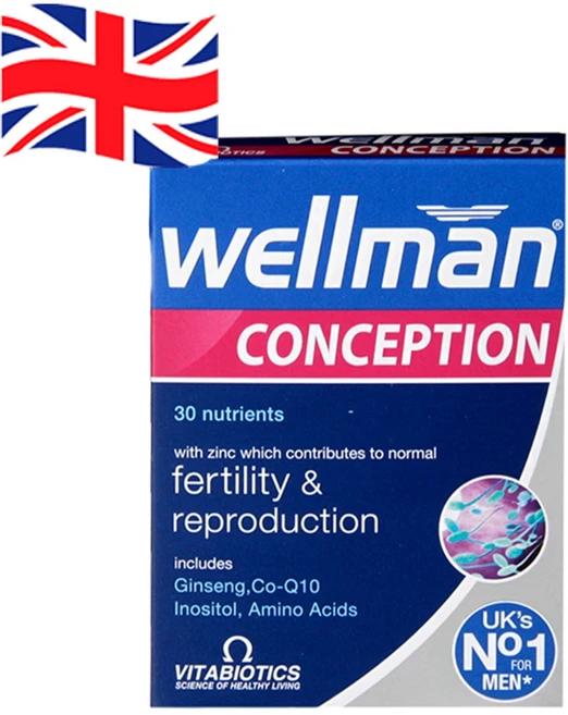 30정 1개 비타바이오틱스 웰맨 컨셉션 임신준비 멀티비타민 Vitabiotics Wellman Conception - 쿠팡