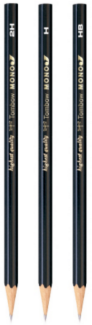 톰보우 모노 연필, 2B, 3개